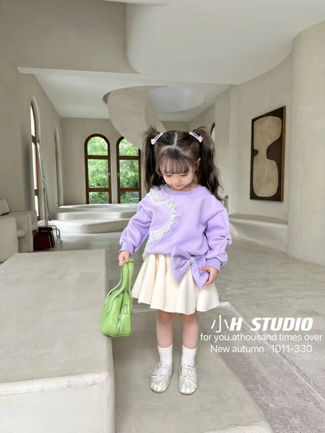 实体同步2026新款春秋装女小童网红儿童宝宝洋气时髦洋气套装童装