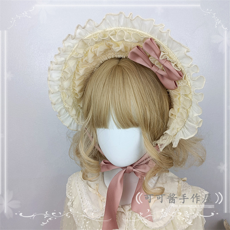 小段带小物优雅波奈特 草帽lolita大檐圆顶BNT帽子蕾丝蝴蝶结出游,模玩/动漫/周边/娃圈三坑/桌游,lolita洛丽塔配饰小物/道具,淘宝优惠券,粉丝福利购,淘宝优惠卷