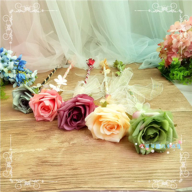 哥特风暗黑魔法仙女棒自拍照权杖