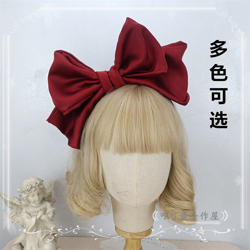 洛丽塔超大蝴蝶结发箍KC