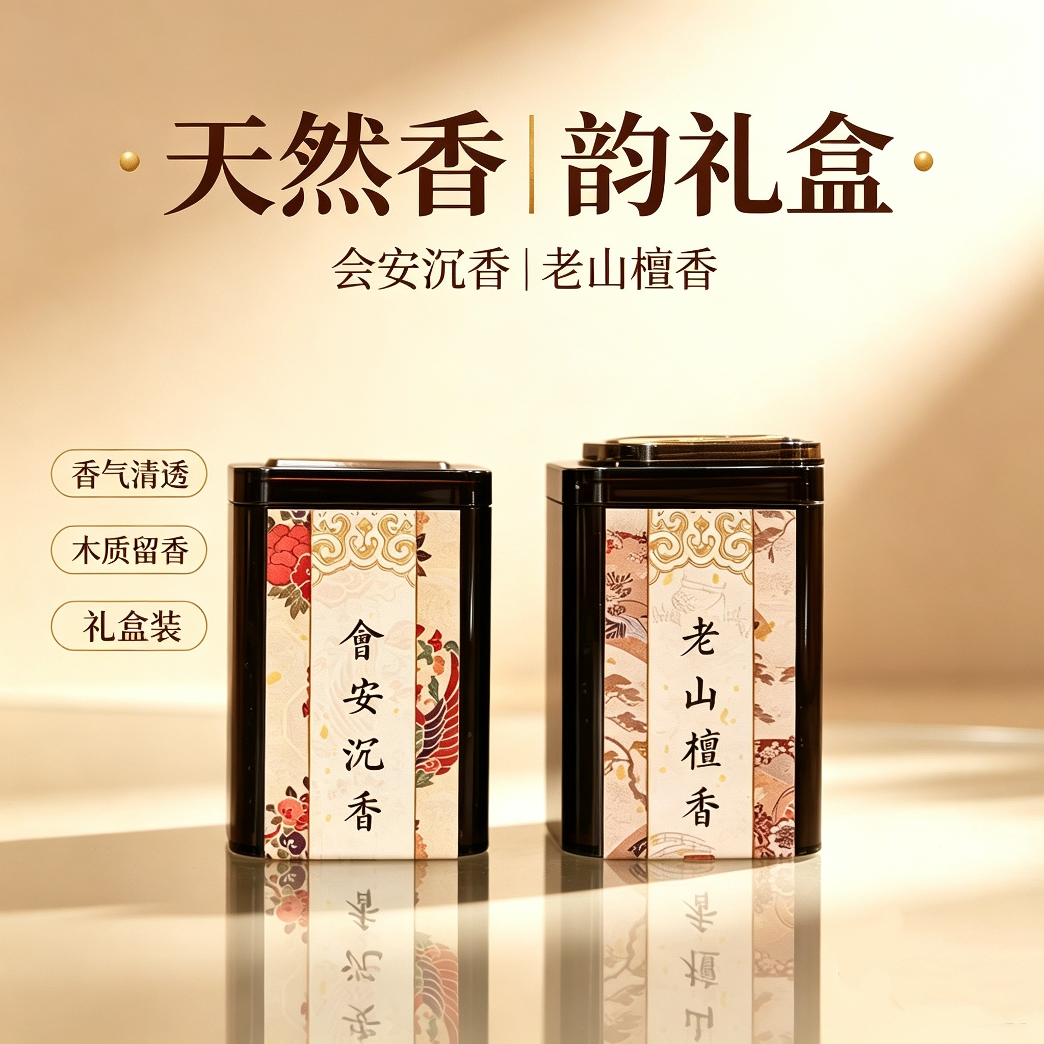 日光山丘沉香老山檀香无粘粉安神