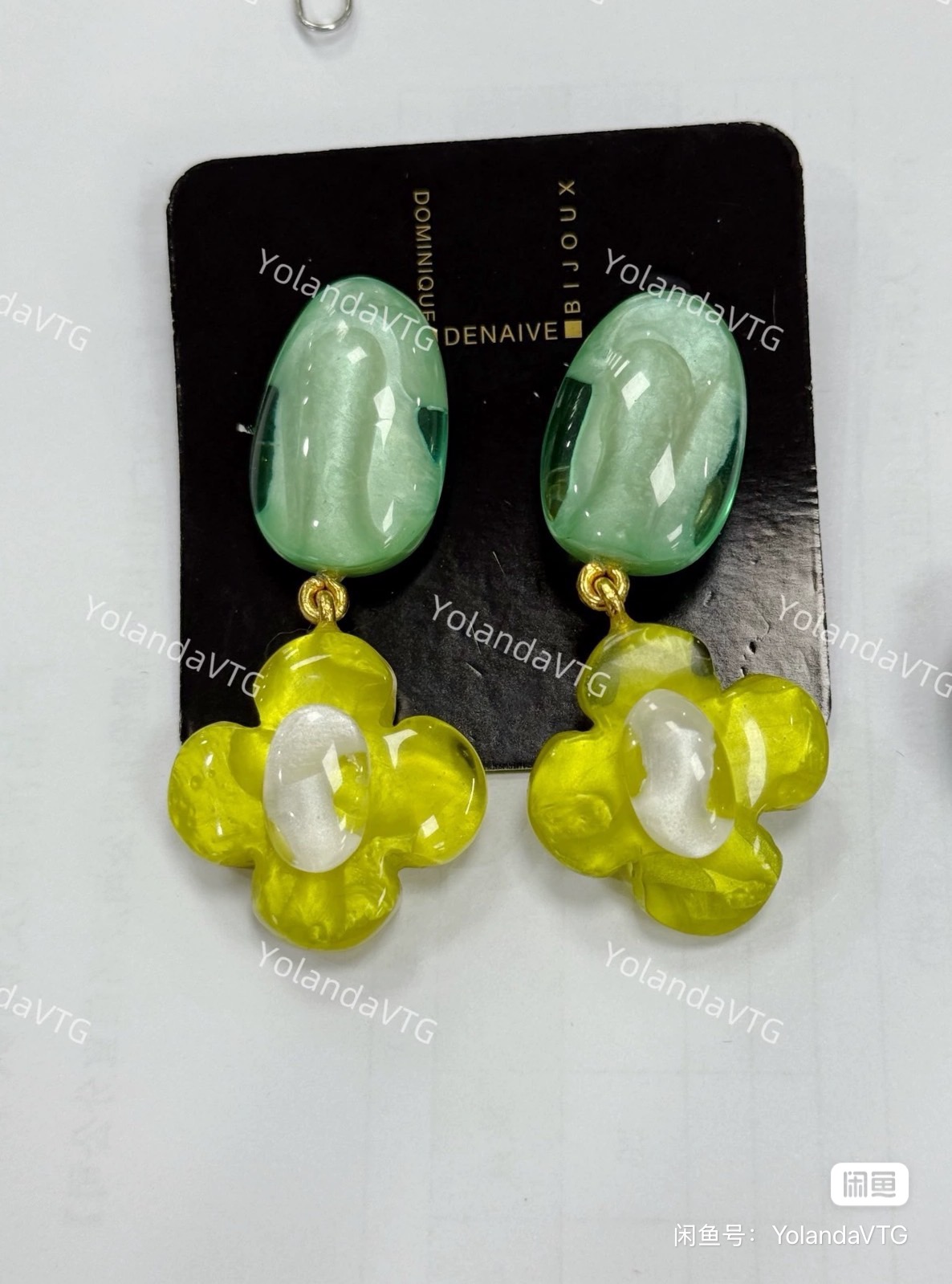 限定款法国Dominique denaive多米尼克耳夹耳环女七夕礼物送礼