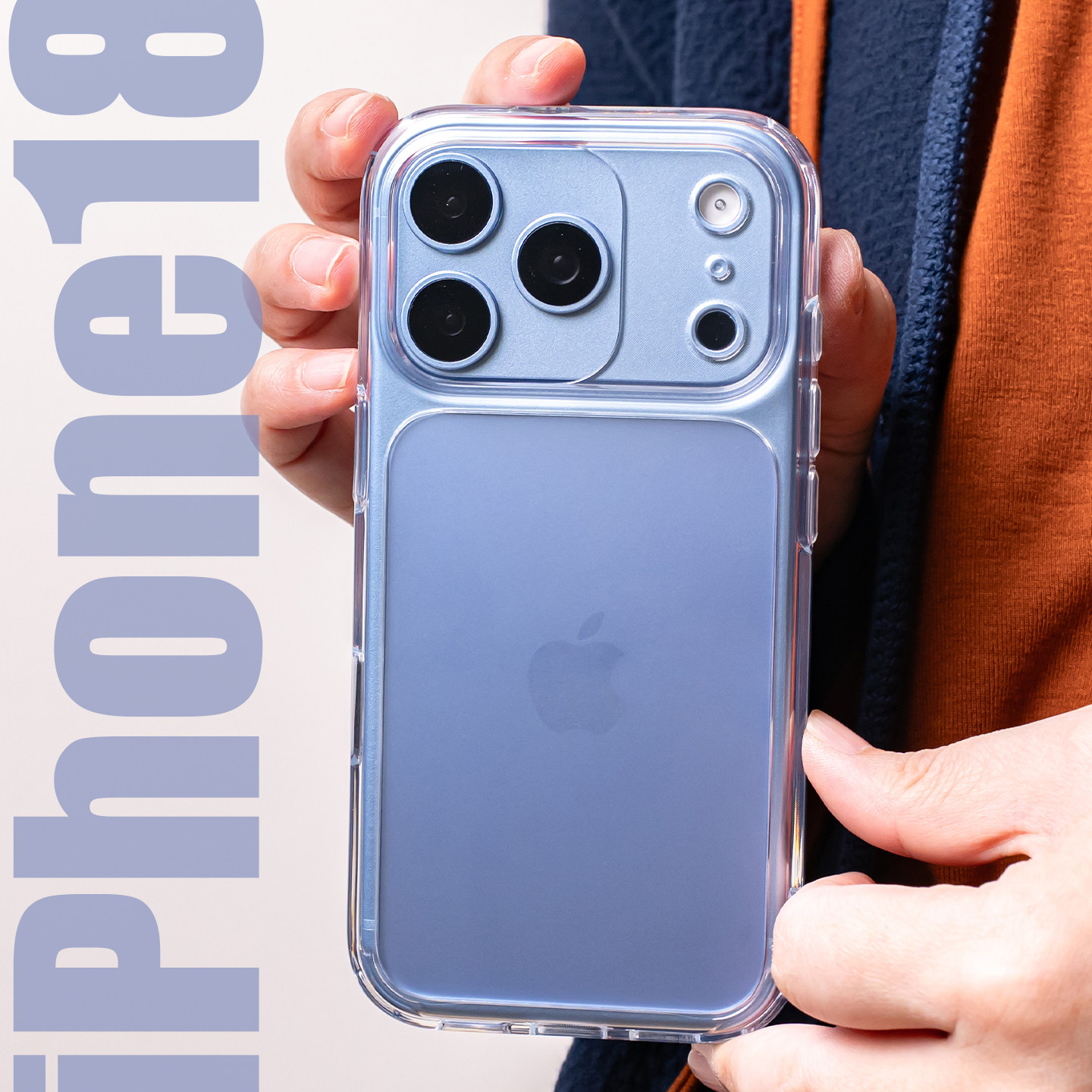 千久iphone18promax手机壳适用苹果18pro透明保护套TPU硅胶18新开模厚拍照键全包max防摔17P镜头高出磁吸