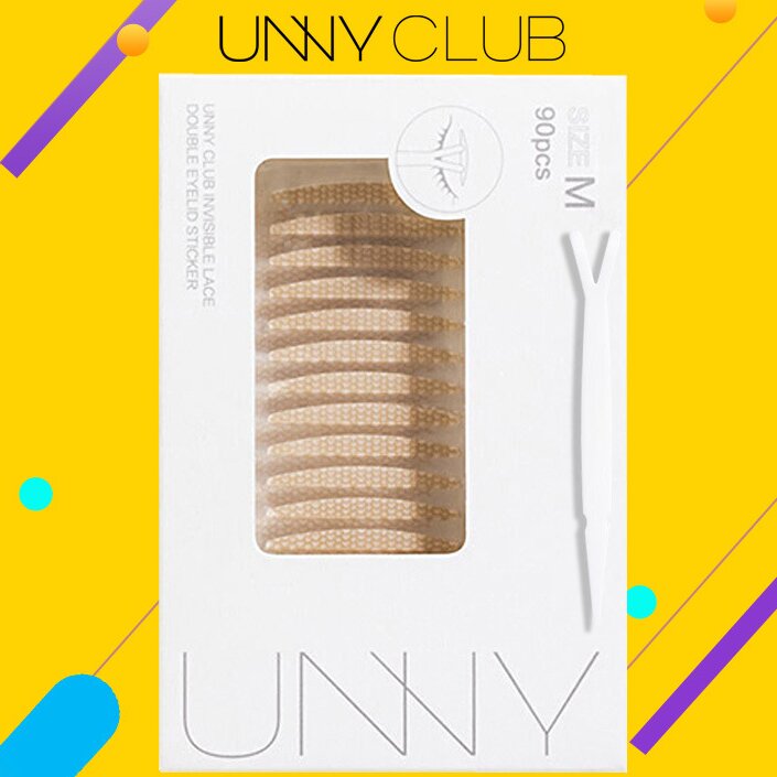 unnyclub双眼皮贴品牌正品单眼皮内双不用割眼皮自粘变双眼皮大眼