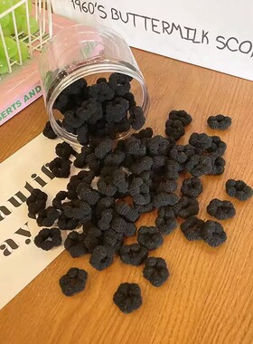 皮筋黑色头绳发圈小扎头牛皮筋