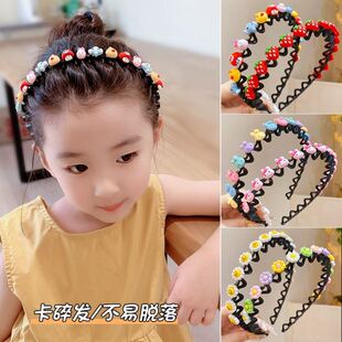 碎发神器女儿童发夹整理神器发卡发箍头饰2026新款 防滑头箍头扣