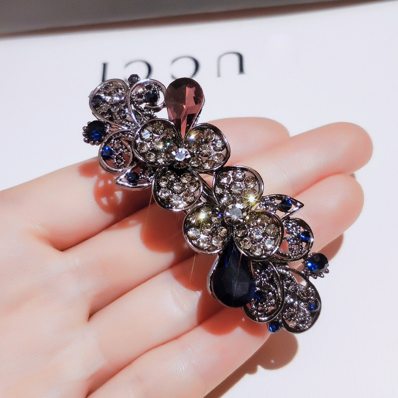 发夹顶夹发卡弹簧夹韩国简约成人发饰网红刘海夹子优雅淑女头饰品