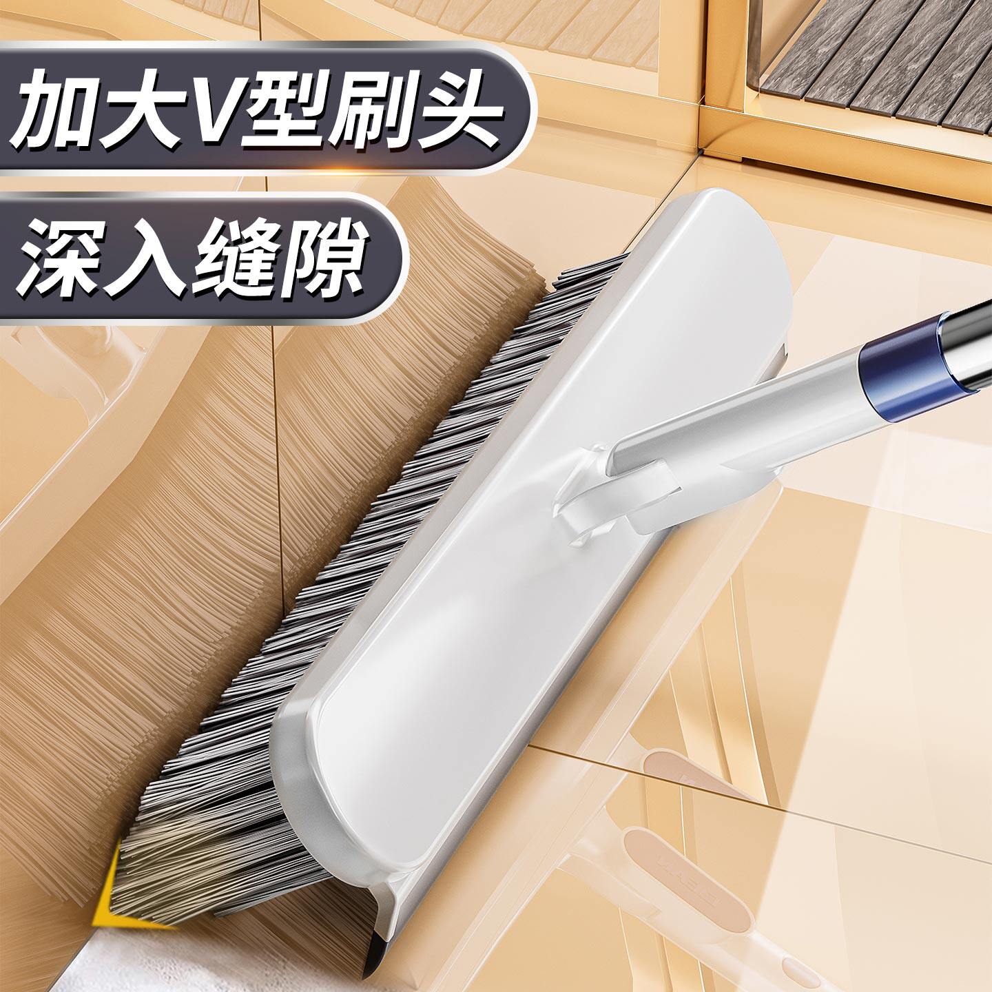 地刷子地板刷卫生间长柄洗地刷地缝隙浴室洗墙清洁浴室洗厕所瓷砖