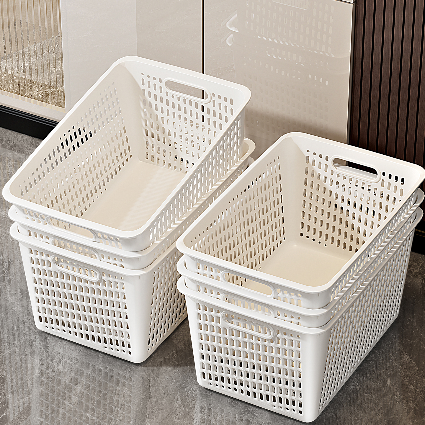 收纳筐杂物零食玩具厨房橱柜