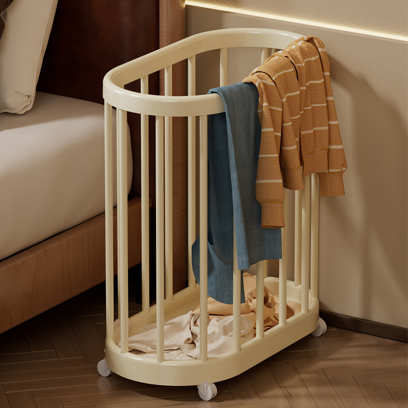 宿舍卫生间可移动衣物置物架一体