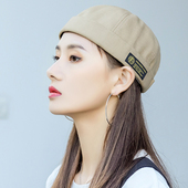 帽子女款 西瓜帽ins潮牌秋天防晒帽 瓜皮帽地主帽女雅痞流氓帽秋季