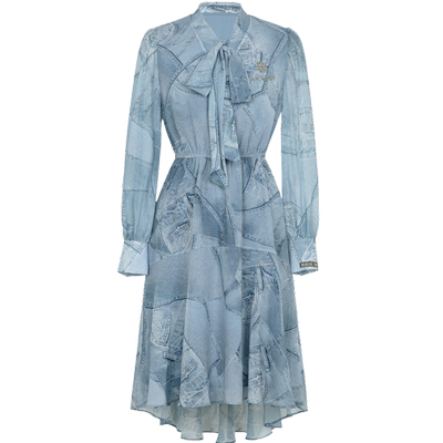 XG/雪歌波西米亚度假风连衣裙