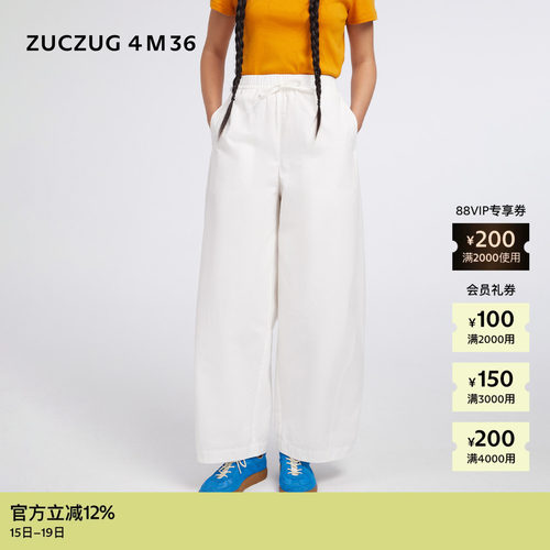 ZUCZUG4M36磨毛棉布弯刀裤