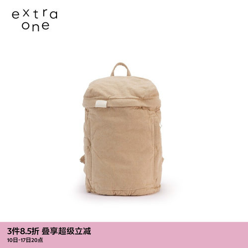 extraone休闲牛仔布双肩包