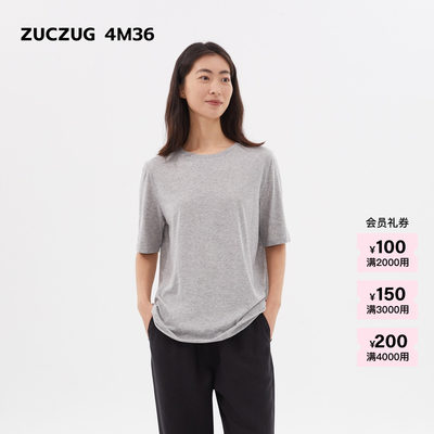 ZUCZUG4M36棉针织布宽松短袖T恤