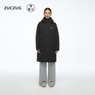 素然ZUCZUG没事儿 26春女士马年限定一马当先长款 冲锋衣 新品
