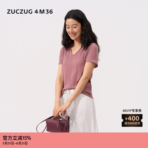 ZUCZUG4M36针织布POLO领短袖T恤