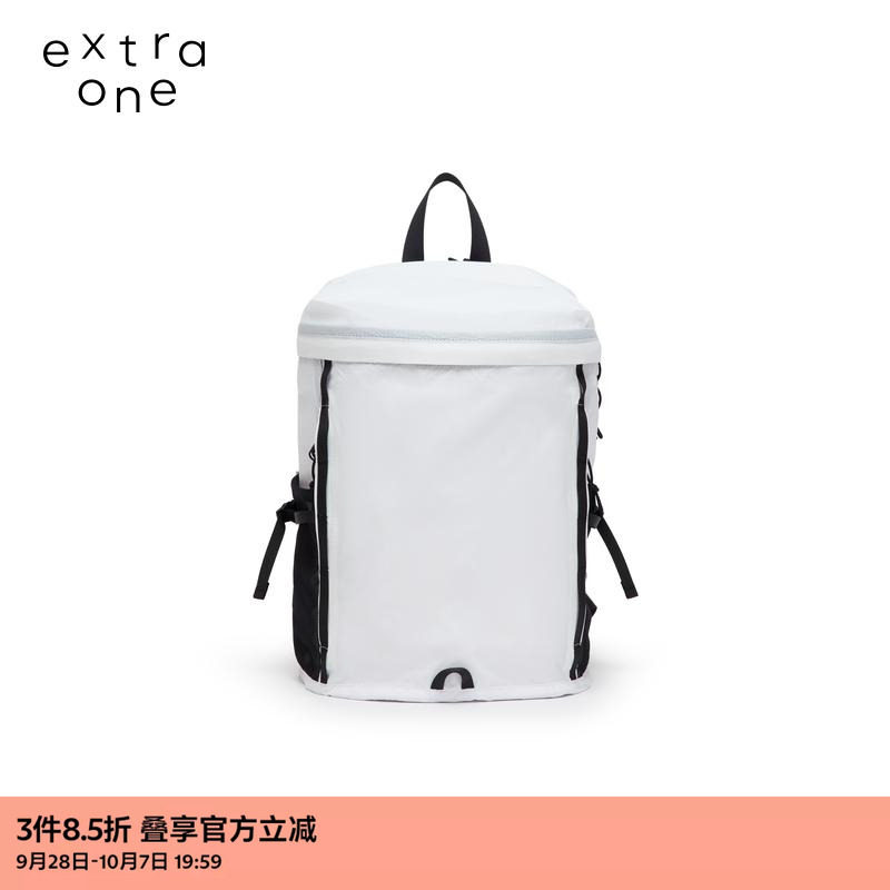 extraone尼龙布简约气质双肩包图片