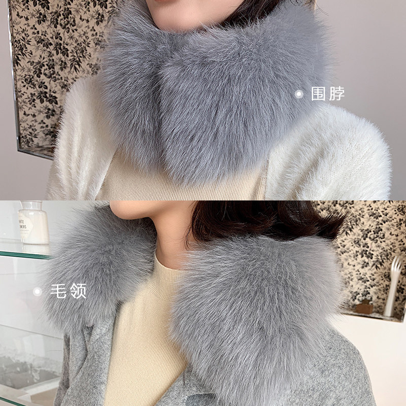 宾雅图  冬季围巾女整皮狐狸毛围脖 皮草保暖毛领子真毛大衣毛领,服饰配件/皮带/帽子/围巾,围巾/丝巾/披肩,淘宝优惠券,粉丝福利购,淘宝优惠卷