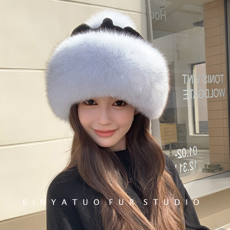 休闲显脸小冬季唯美蒙古帽