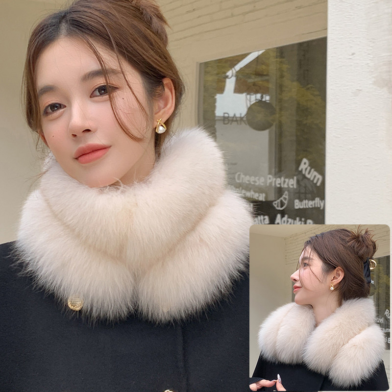 大板型双层狐狸毛皮草围巾大毛领 獭兔毛内里双面真毛裘皮大围脖,服饰配件/皮带/帽子/围巾,围巾/丝巾/披肩,淘宝优惠券,粉丝福利购,淘宝优惠卷