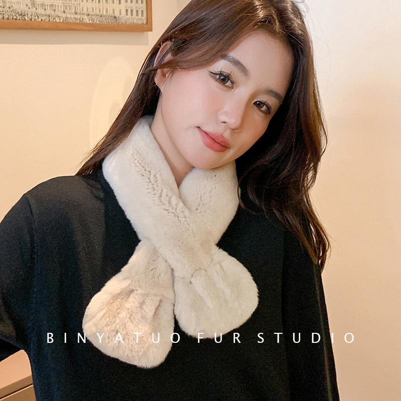 【清仓2条】冬真毛纯色毛领 女士獭兔毛双面整皮皮草围巾气质围脖,服饰配件/皮带/帽子/围巾,围巾/丝巾/披肩,淘宝优惠券,粉丝福利购,淘宝优惠卷
