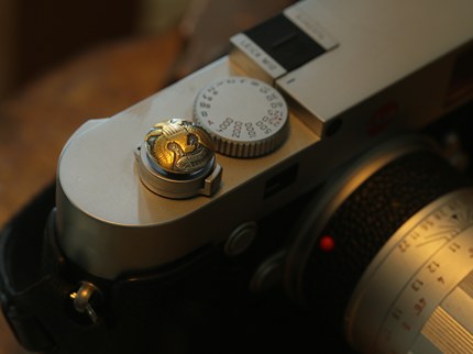 古董银币改造徕卡M/富士快门按钮St.Z Studio原创设计EDBT01-02