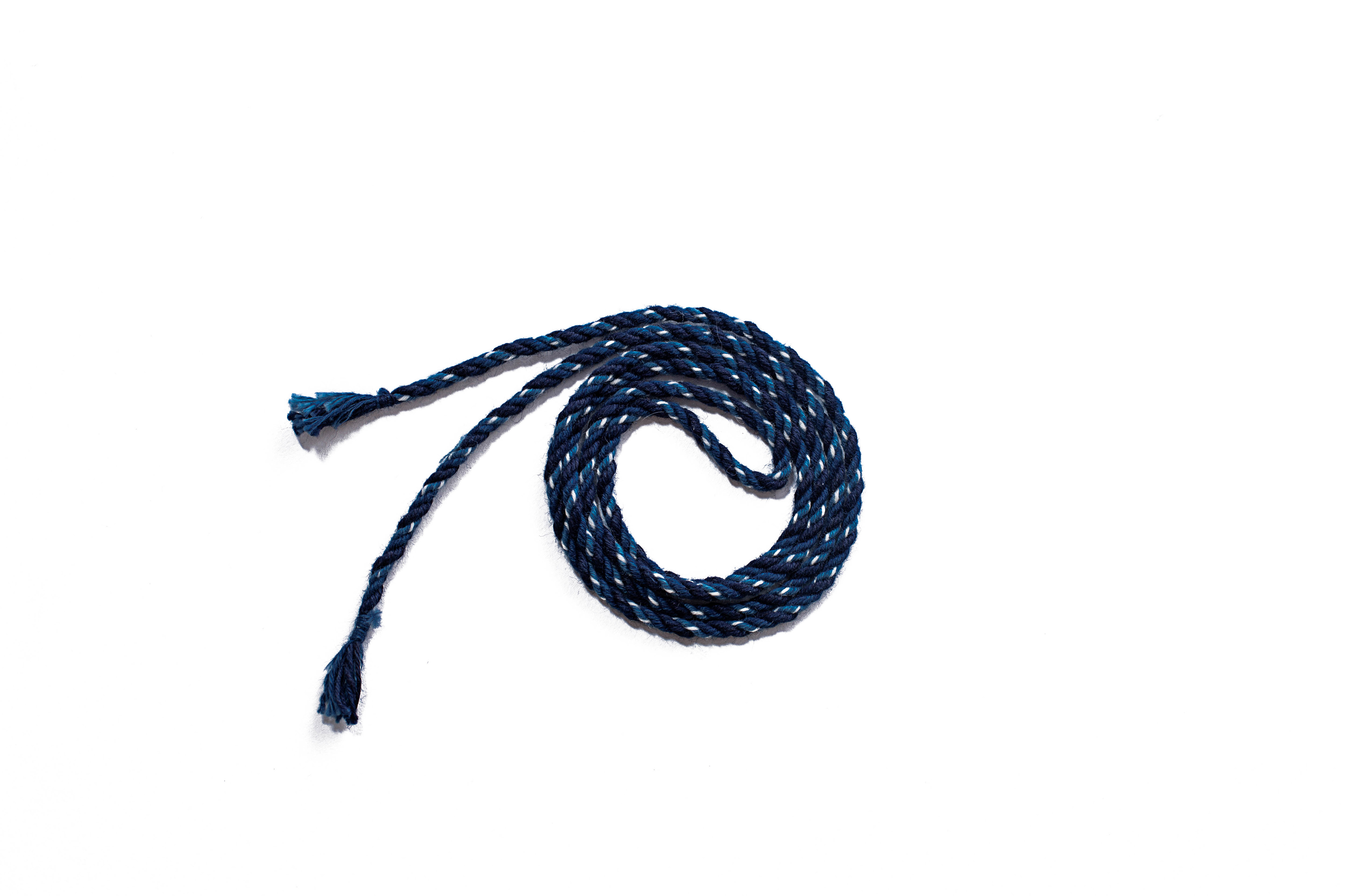 棉绳蓝染铁骨蓝染手工制作