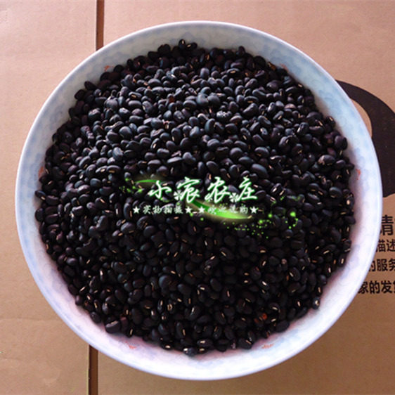 满包邮 闽南 永春农家黑豆 黑饭豆 黑小豆 白芯白心 五谷粗粮500g