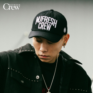 顽童MJFRESH CREW系列城市印记老帽字母刺绣休闲简约鸭舌棒球帽