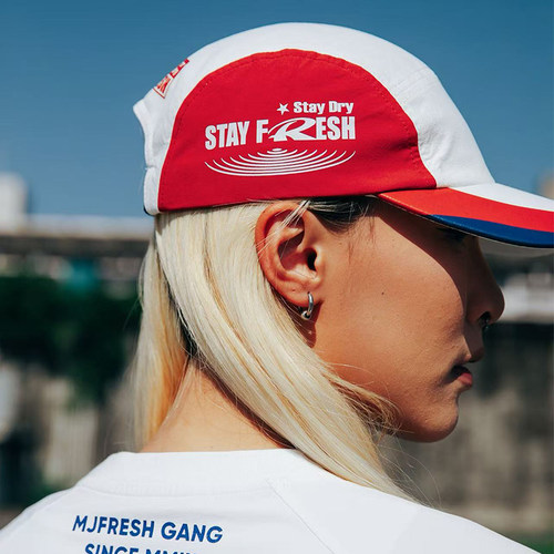 顽童 MJFRESH raincity系列美式复古休闲刺绣户外撞色街头棒球帽