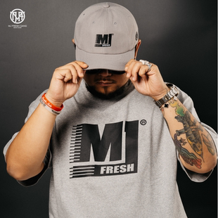 顽童MJFRESH MM基础休闲潮流宽松短袖 T恤上衣 男女同款