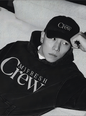 【瘦子E.SO同款】顽童MJFRESH Crew系列潮流刺绣棒球帽美式鸭舌帽