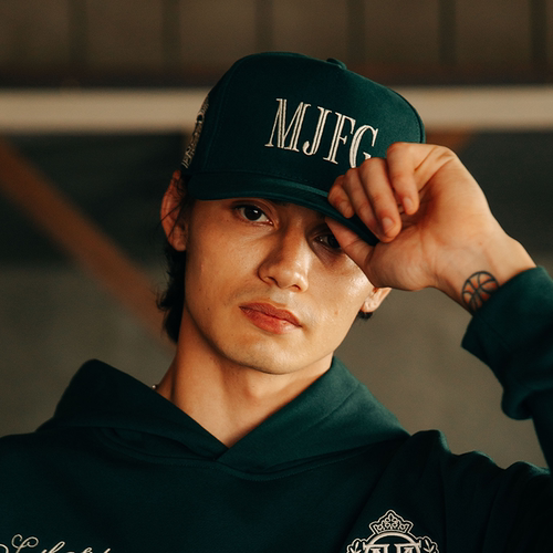 顽童MJFRESH MJFG系列绿色帽子纯棉百搭老帽男女款美式复古鸭舌帽