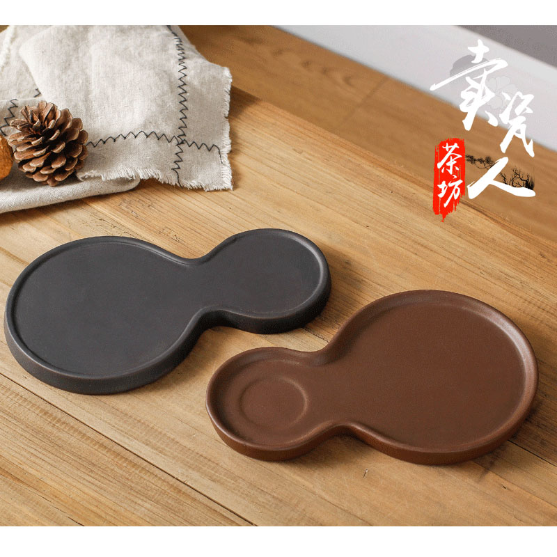 紫砂壶垫盘正品单层托葫芦茶具