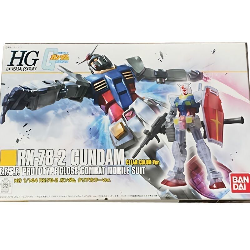 万代 会场限定 HG1/144 RX78-2 新生元祖 彩透版 高达拼装模型