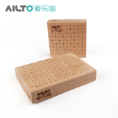 AILTO爱乐陶木插板插座骨架座软陶超轻树脂黏土用木质带孔底插