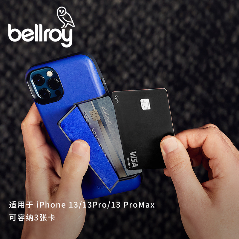 Bellroy澳洲iphone13mini pro max 3卡苹果手机时尚简约卡包保护壳