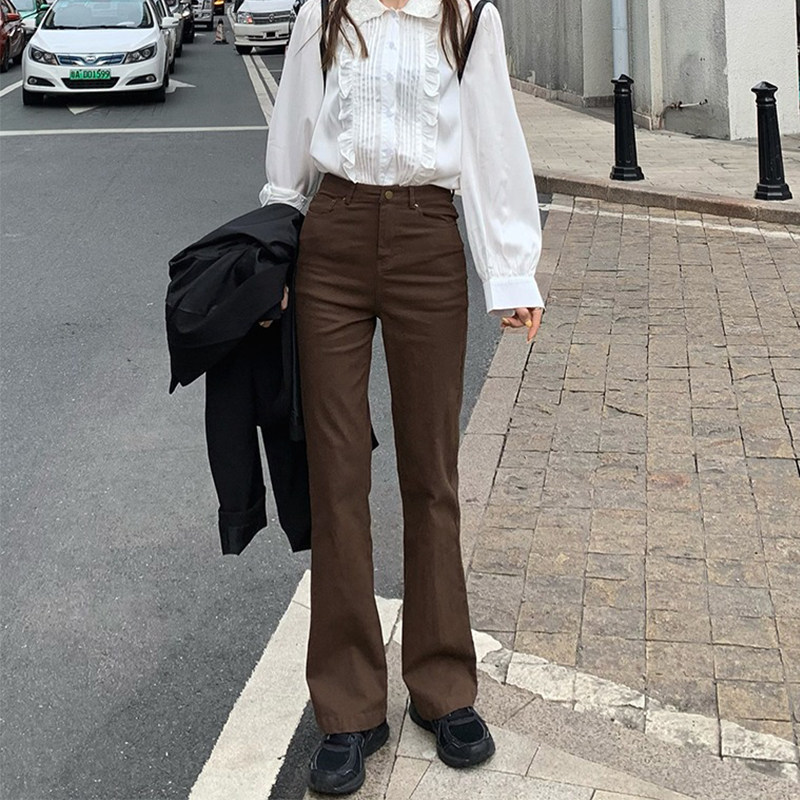 微喇牛仔裤女2025新款胖妹妹mm高腰弹力显瘦百搭长裤梨型身材裤子,女装/女士精品,牛仔裤,淘宝优惠券,粉丝福利购,淘宝优惠卷