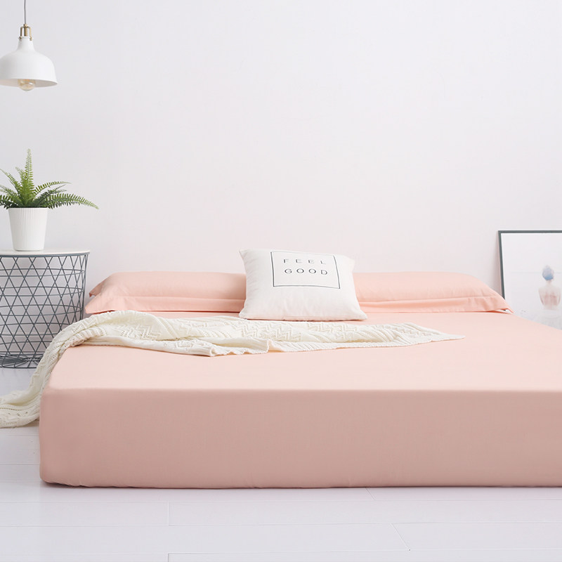 纯棉纯色素色90*100*120*135*150*180*200cm席梦思棕垫床笠保护套