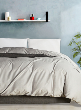 长绒棉全棉纯色被套250x220x230/90x130x180x190x150x200被罩定做