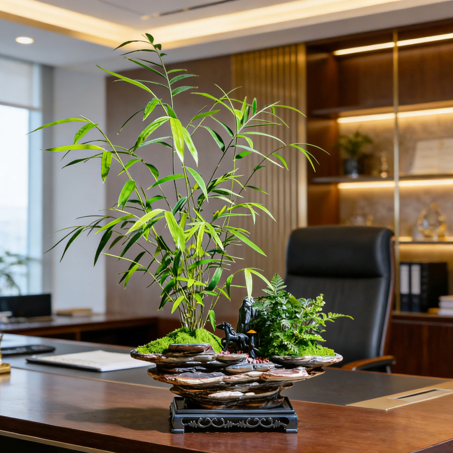 内门竹高档桌面盆景室内送礼品办公室茶几摆件好养花卉绿植物盆栽