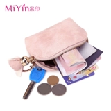 米印 Кошелек, маленькая сумка через плечо, милая помада, косметичка, короткий бумажник, картхолдер, монеты, простой и элегантный дизайн, в корейском стиле