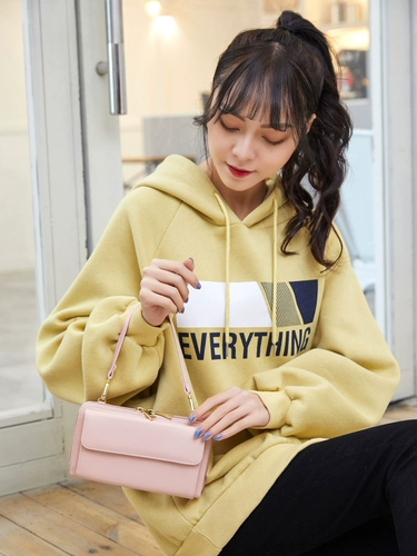 米印 Маленькая сумка для телефона, небольшая сумка, универсальный бумажник, длинная сумка через плечо, сенсорный экран, в корейском стиле