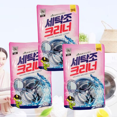 韩国进口山小怪洗衣机清洗剂450g