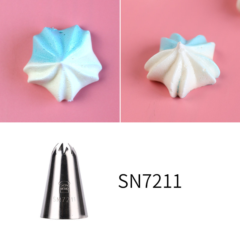 三能樱花裱花嘴袋挤汽车蛋糕奶油康乃馨曲奇溶豆工具SN7211 7221