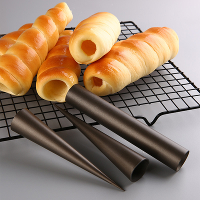 三能丹麦空心牛角包螺管烘焙模具