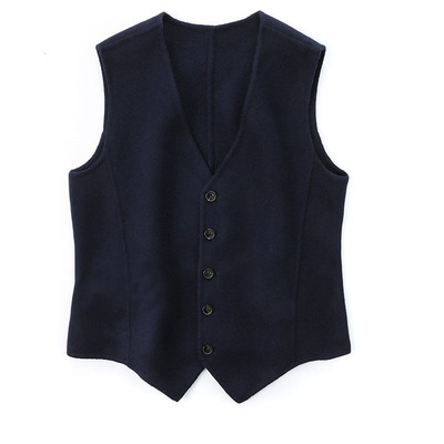 秋冬羊绒马甲男士保暖女