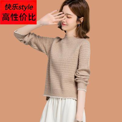 半高领羊毛打底衫高腰上衣配裙子今年流行短款毛衣女秋冬2025新款