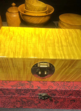 工艺四川化妆盒仿古风大叶楠